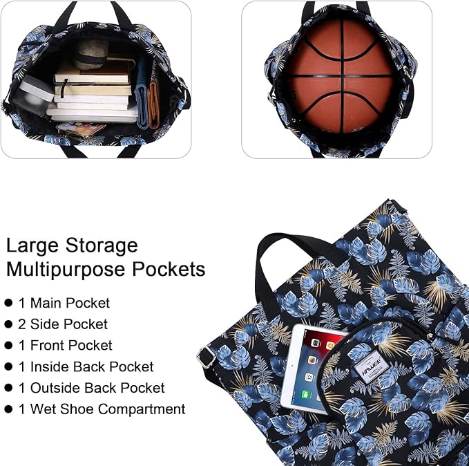 Dry Wet Drawstring Backpack with Shoe Compartment for Women Adjustable Gym Bag