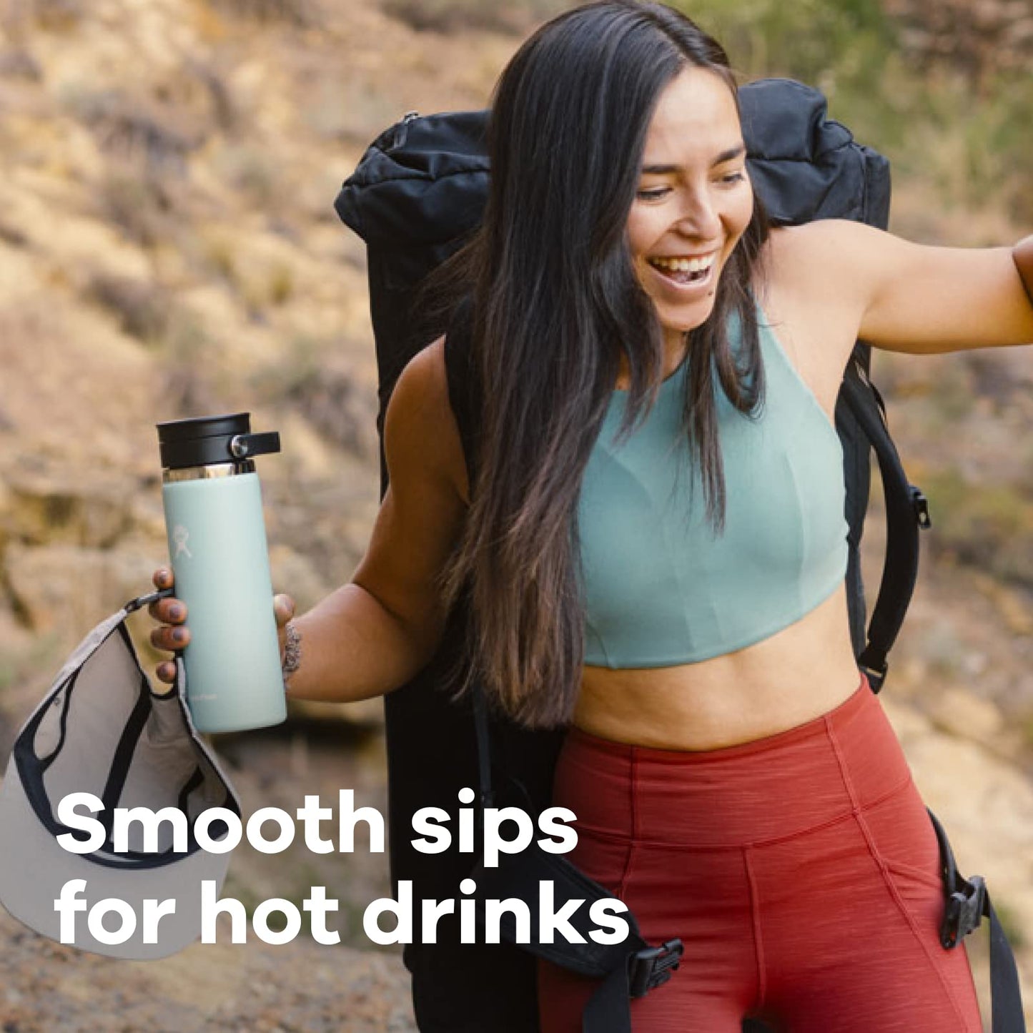Hydro Flask 12 oz Wide Mouth with Flex Sip Lid Stainless Steel Reusable Water Bottle Dew - Vacuum Insulated, Dishwasher Safe, BPA-Free, Non-Toxic