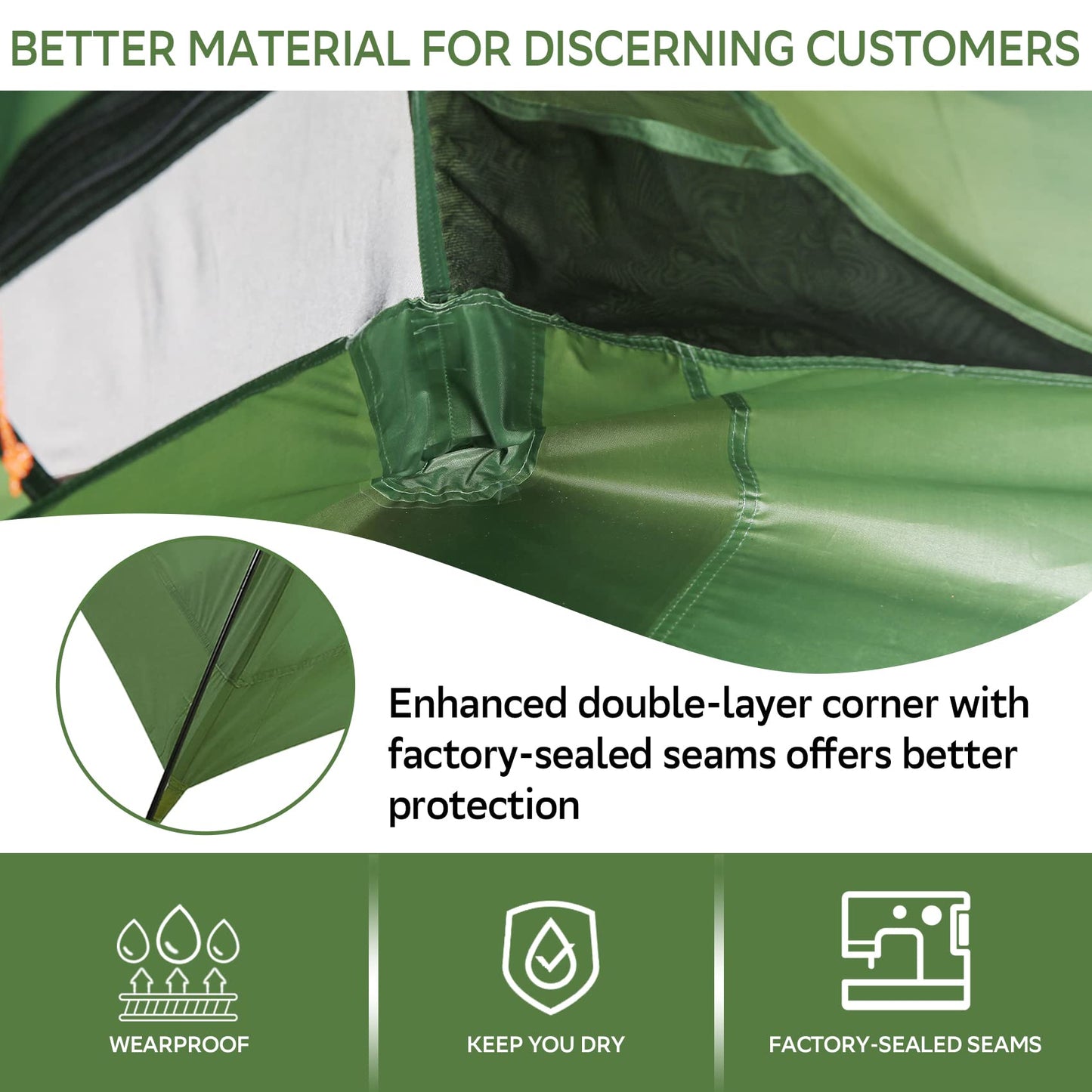 Clostnature Crux 1 Person Tent for Backpacking - Ultralight One Person Backpacking Tent, Hiking Tents for One Man, Solo, Single Person