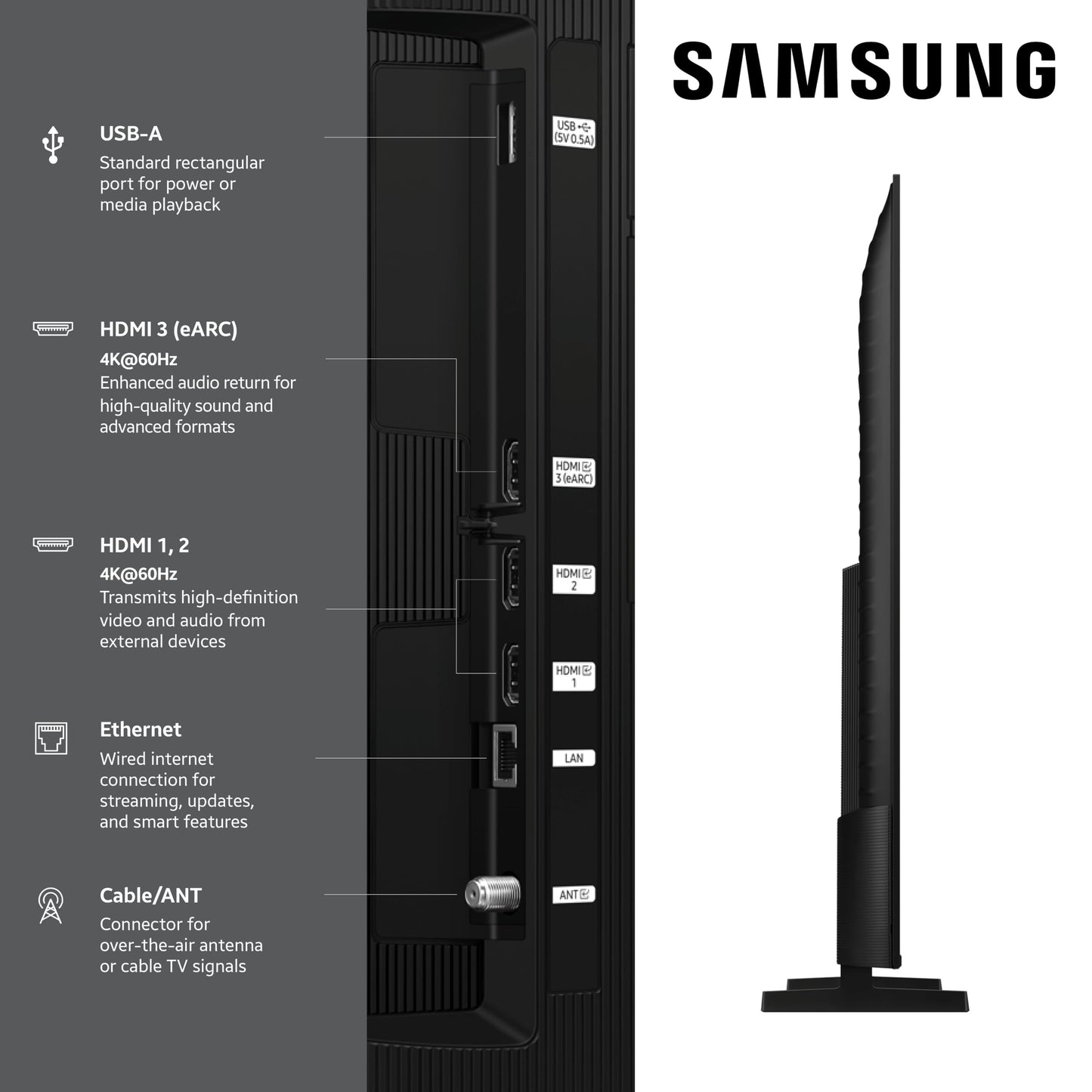 Samsung 55-Inch Class QLED Q7F Series Samsung Vision AI Smart TV (2025 Model, 55Q7F) Quantum HDR, Object Tracking Sound Lite, Q4 AI Gen1 Processor, 4K upscaling, Gaming Hub, Alexa Built-in
