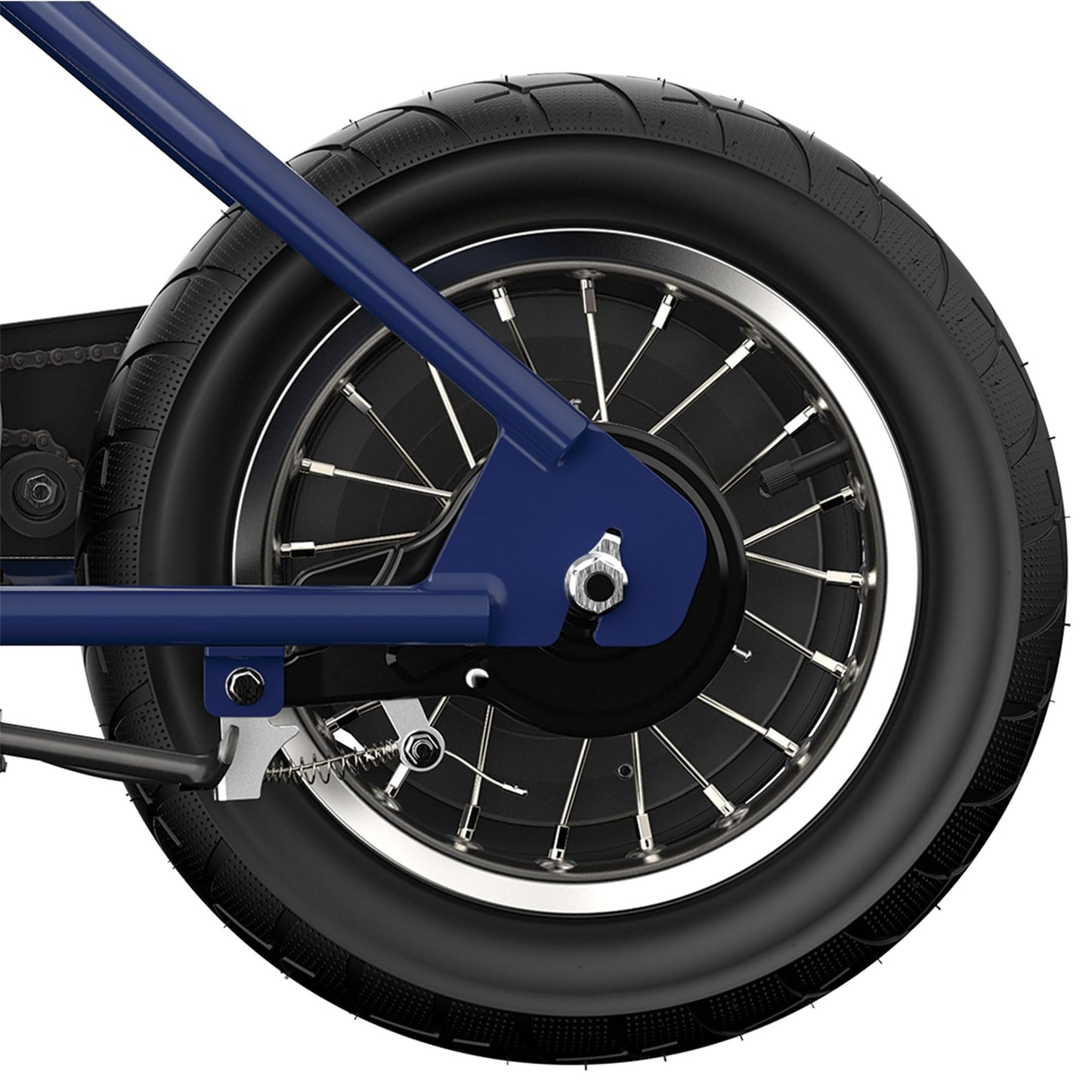 Razor Rambler 12 Electric Retro Minibike for Adults with 250W Motor, 12 Inch Tires, & 24V Battery, Dark Blue