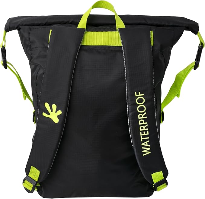 geckobrands Lightweight 30L Waterproof Backpack - Lightweight Watertight Outdoor Bag Hiking Traveling Light Water Activities