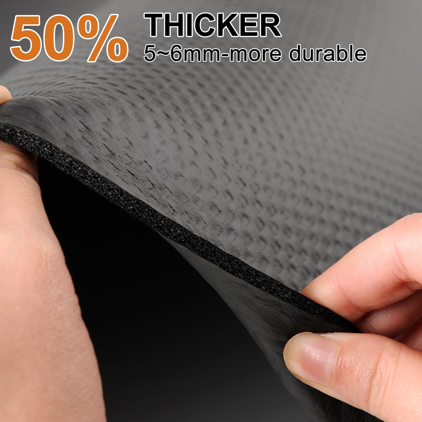 Treadmill Walking Pad Mat for Carpet Floors,Folding Treadmill Mat for Hardwood Floors,for Under Exercise Bike, Exercise Equipment Mat,Reduce Noise Shock Absorption (60" X 23.6")