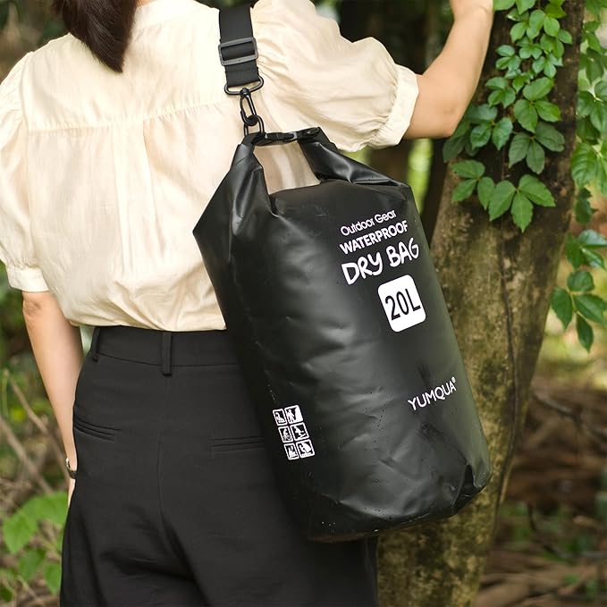 Waterproof Dry Bag Backpack 5L/10L/20L/30L/40L, Roll Top Floating Waterproof Storage Bags for Kayaking, Boating, Swimming, Hiking, Camping and Fishing