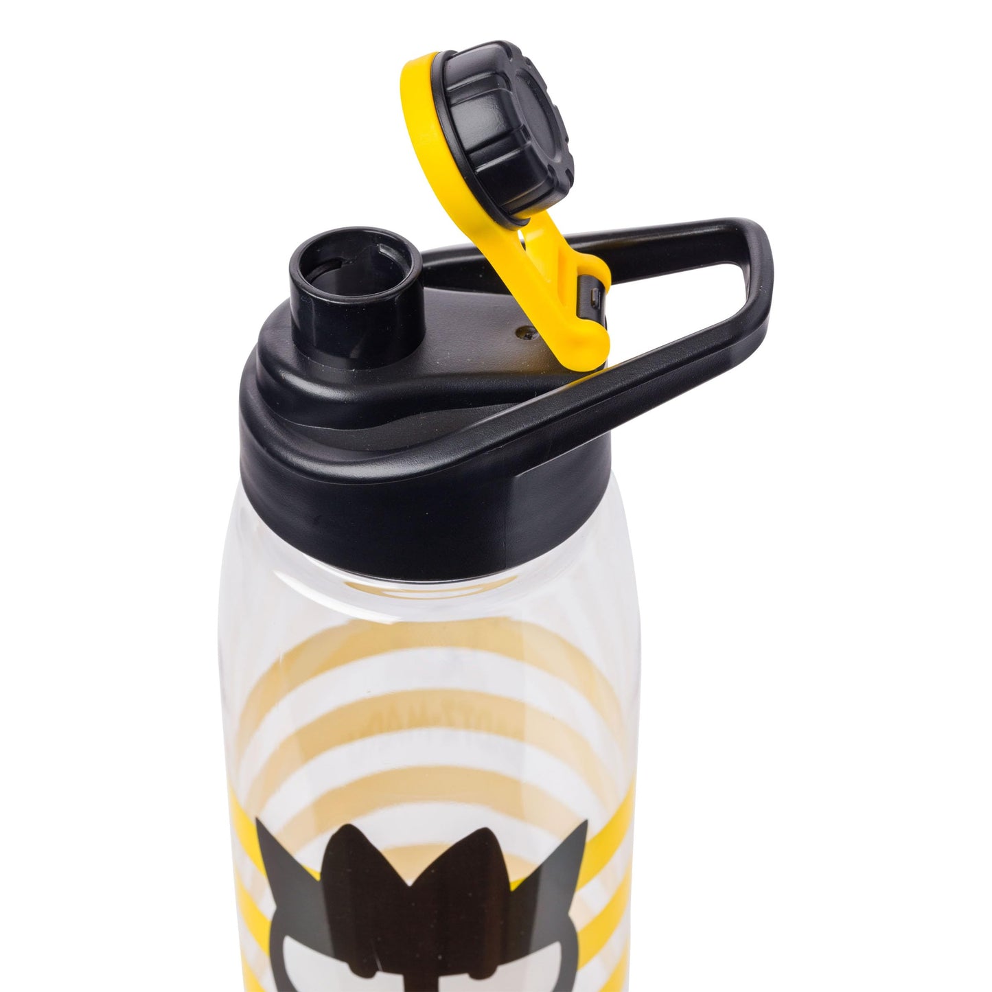 Silver Buffalo Sanrio Hello Kitty and Friends Badtz-Maru Pose Stripes Water Bottle with Screw Lid, 28 Ounces, Sanrio Badtz Maru, 28oz