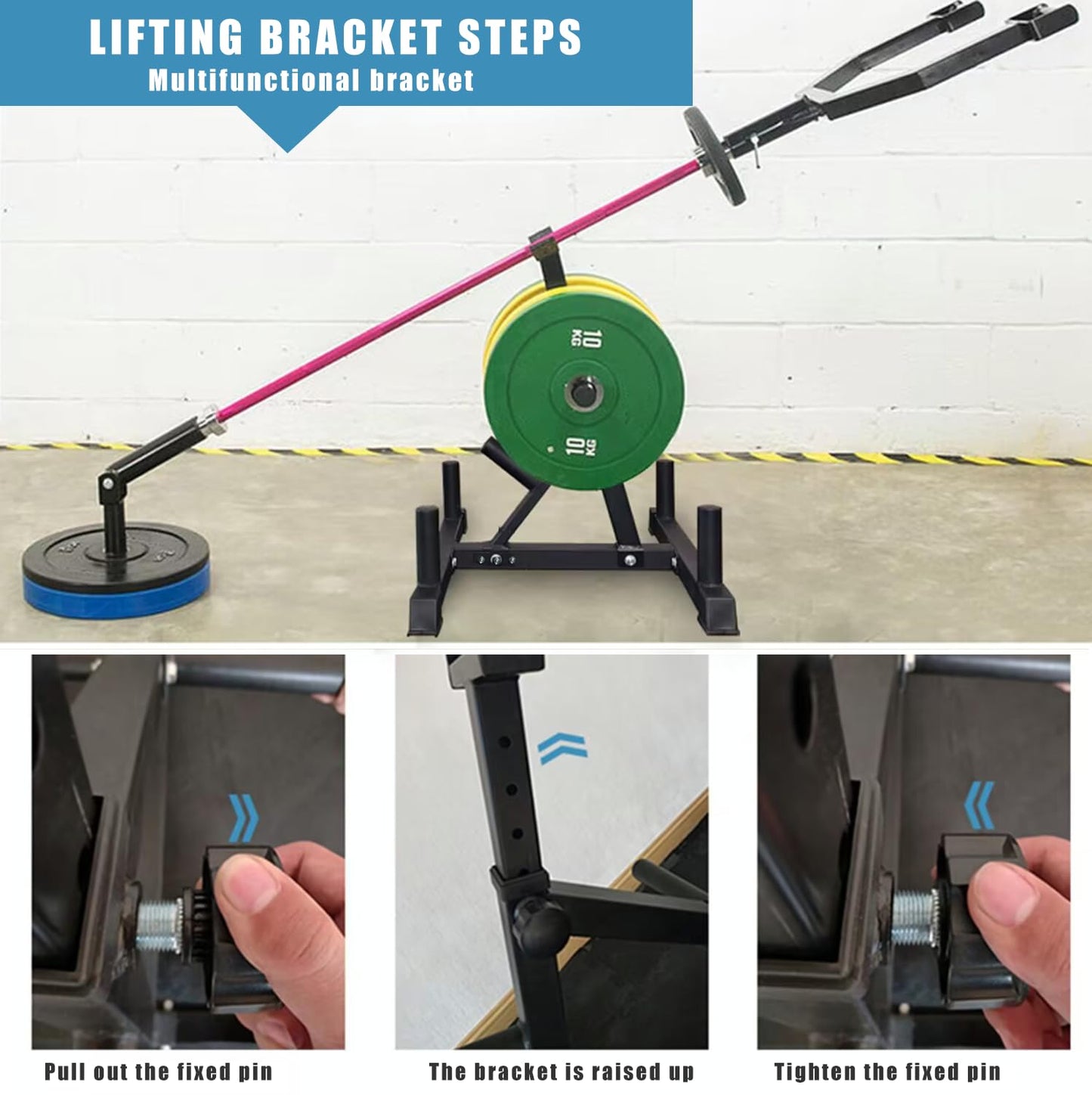 Upgraded Viking Press Landmine Handle for 2-Inch Olympic Barbell, T-Bar Row Attachment Core Strength Training Accessories landmine stand, Shoulder Press Landmine Attachment Equipment (Style O)