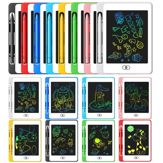 16 Pack LCD Writing Tablet for Kids, 6.5 Inch Colorful Doodle Board Drawing Tablet, Erasable Reusable Electronic Drawing Pads, Educational Learning Toys Birthday Gifts for Girls Boys Age 3 4 5 6 7 8