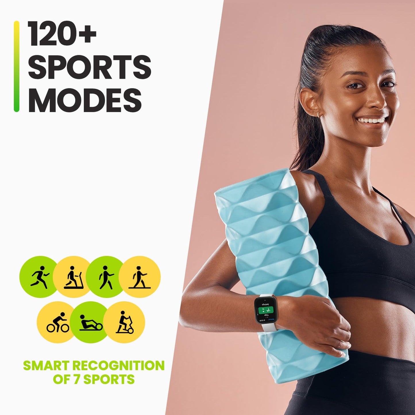 Amazfit Renewed Bip 5 Smart Watch for Men & Women, Alexa Built-in, GPS, Bluetooth Call, 10-Day Long Battery, Refurbished Health Fitness Tracker, Smartwatch for Android Phone & iPhone(Black)