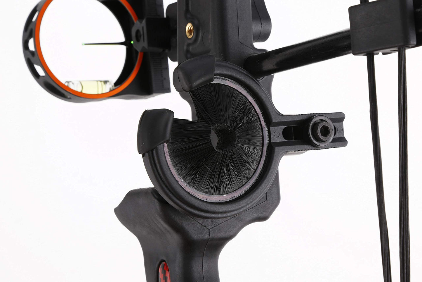PANDARUS Compound Bow Archery for Youth and Beginner, Right/Left Handed,19”-28” Draw Length,15-29 Lbs Draw Weight, 260 fps, Package with Archery Hunting Equipment Carry Case(Black Right Handed Pro)