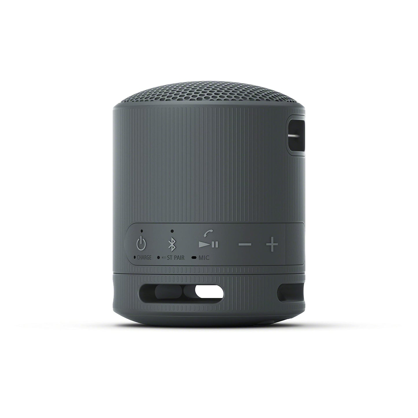 Sony SRS-XB100 Wireless Bluetooth Portable Lightweight Super-Compact Travel Speaker, Durable IP67 Waterproof & Dustproof Shower Speaker, 16 Hour Battery, Versatile Strap, & Hands-free Calling, Black