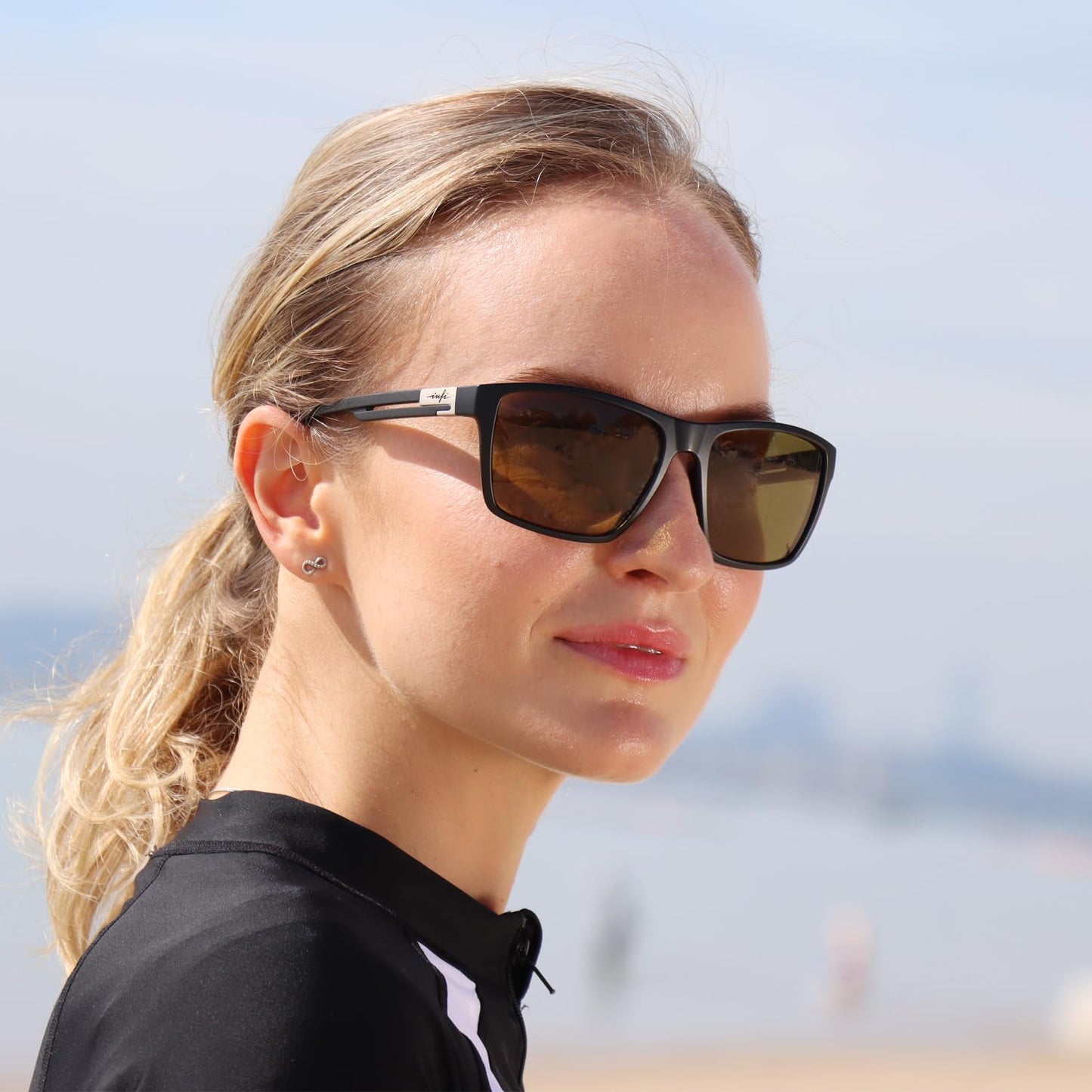 INFI Fishing photochromic Polarized Sunglasses for Men Driving Running Golf Sports Glasses Square UV Protection Designer Style Unisex
