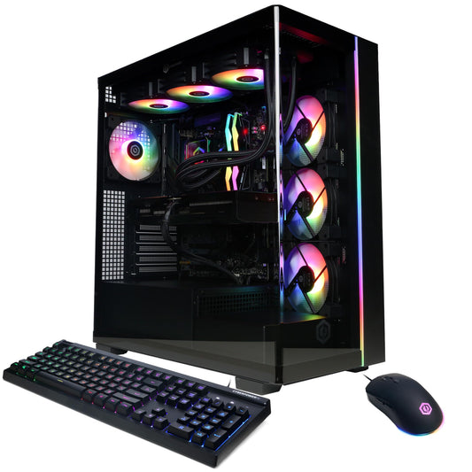 CyberPowerPC Gamer Supreme Gaming PC, AMD Ryzen 7 7800X3D 4.2GHz, GeForce RTX 5070 Ti 16GB, 32GB DDR5, 2TB PCIe 4.0 SSD, WiFi Ready & Windows 11 Home (SLC8480A7)