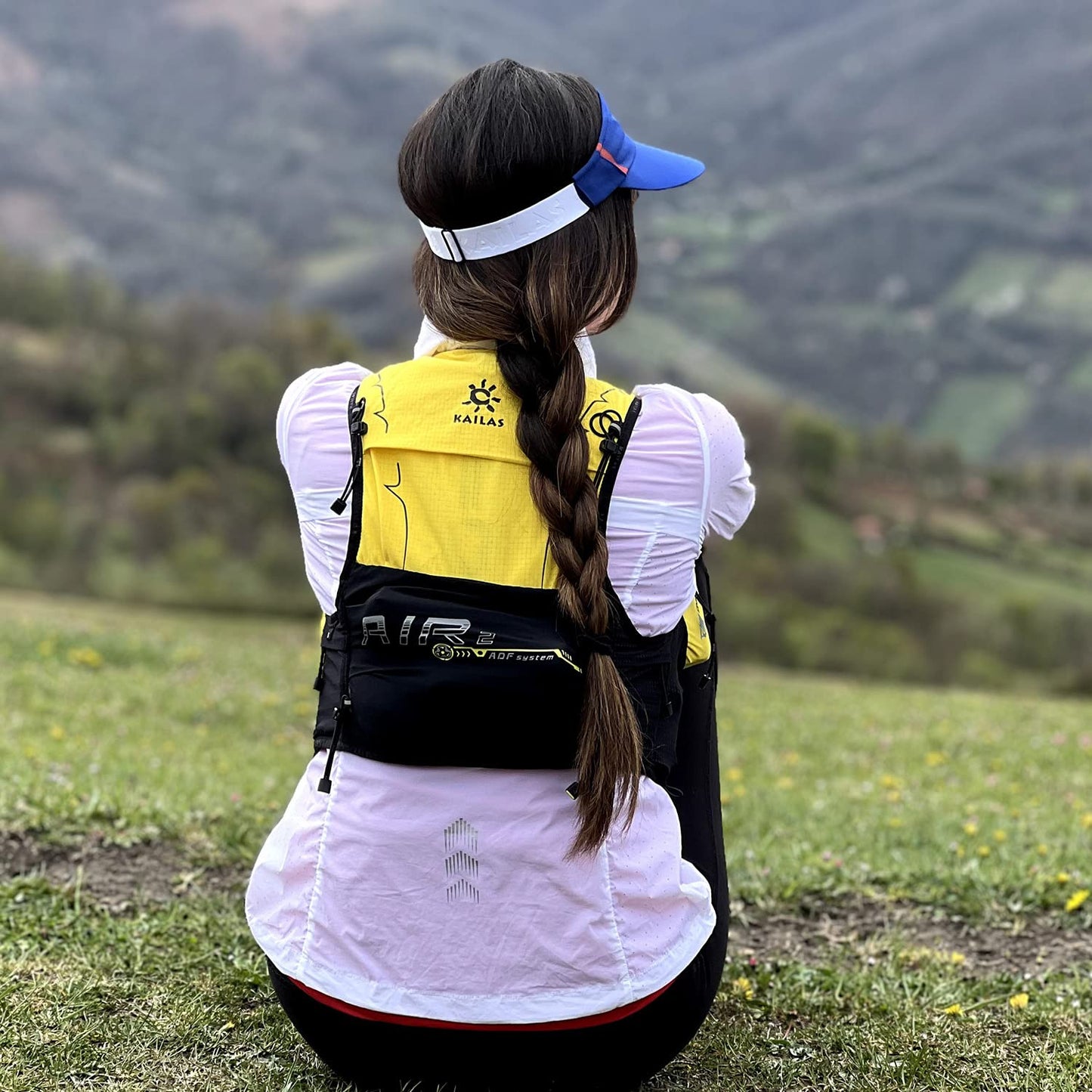 KAILAS AIR 5L Running Vest Hydration Backpack Hydration Vest Water Backpack Lightweight with Two TPU Water Bladders for Women Men Trail Cycling Hiking KAILAS YELLOW/BLACK S
