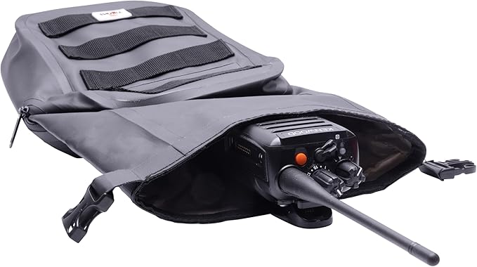 Dry Shield MOLLE Faraday Bag (9.5" x 6" x 2.5"), Signal Blocking, Waterproof & Submersible Tactical Bag with RF Shielding for Electronic Security