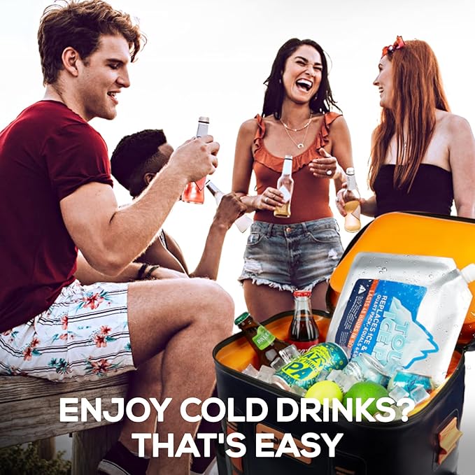 TOURIT Reusable Ice Pack for Coolers Long Lasting Cooler Ice Packs for Cooler Bag Lunch Bags/Boxes, Cooler Backpacks, Freezer Packs for Coolers