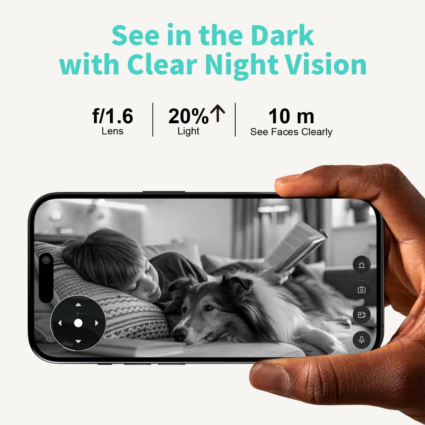 Alaga Indoor Security Camera 3K,Baby Monitor,Human Pet Motion for Home Security, 5G and 2.4G WiFi,Night Vision, Speaker,Compatible with Alexa and Google Assistant