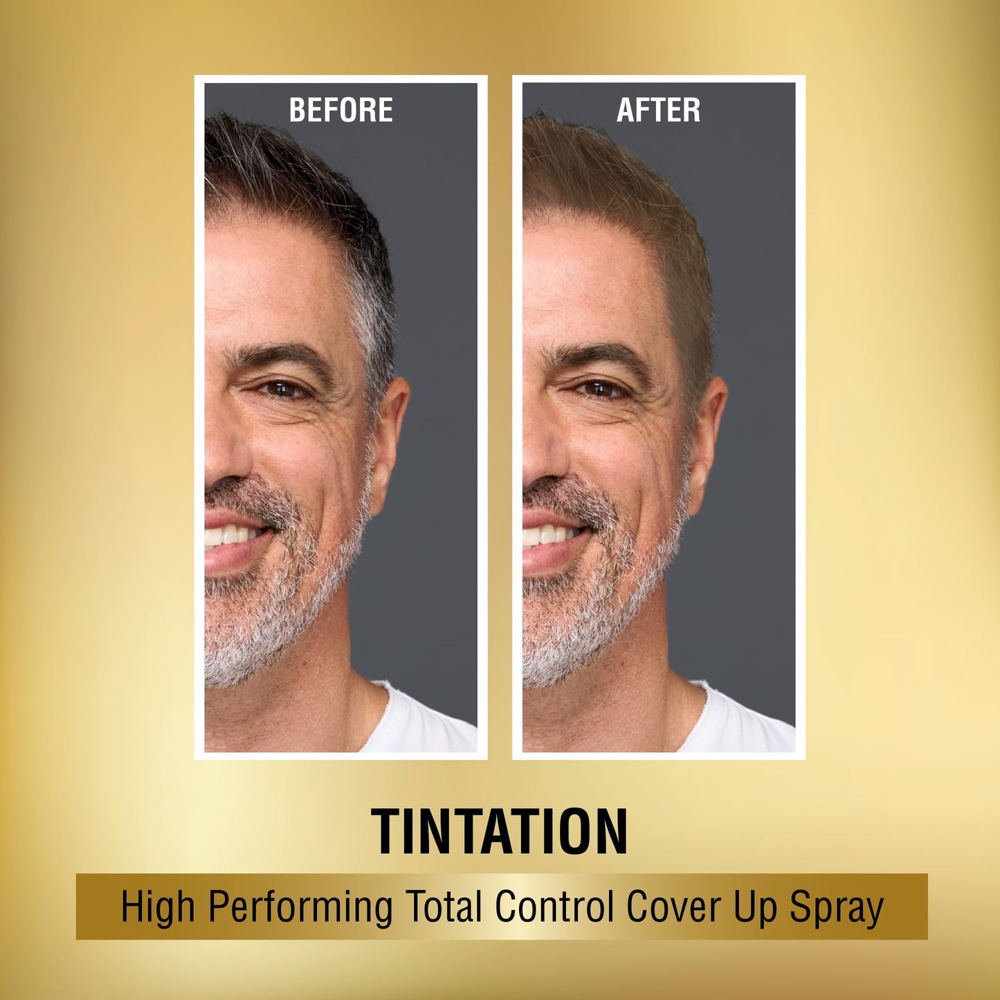 Red by Kiss Tintation Temporary Hair Color Spray, Instant Gray Root Touch Up Coverage, Water-Resistant & Smudge-Proof, Easy Wash Out, Barber & Hairline Touch-Up, Quick-Dry (Honey Blonde, 2.82 oz)