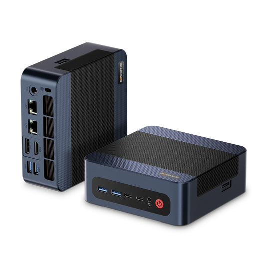 BOSGAME Mini PC M4, AMD Ryzen 7 8745HS Mini Gaming PC, 32GB DDR5 1TB PCIe4.0 NVMe SSD, Oculink & USB 4.0 Desktop Computers, Dual 2.5G Ethernet, Wi-Fi 6E/BT 5.2
