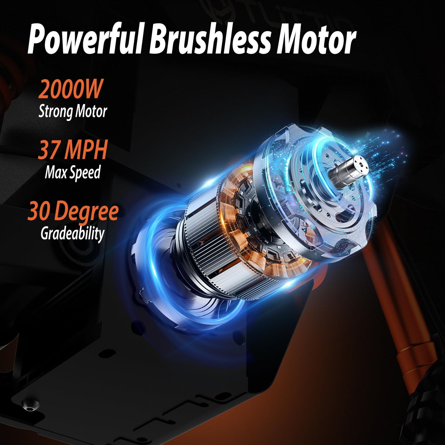 Tuttio Electric Dirt Bike Teens Adults Electric Bike 48V 21AH Removable Battery with Hydraulic Brakes (21AH Dirt Bike)