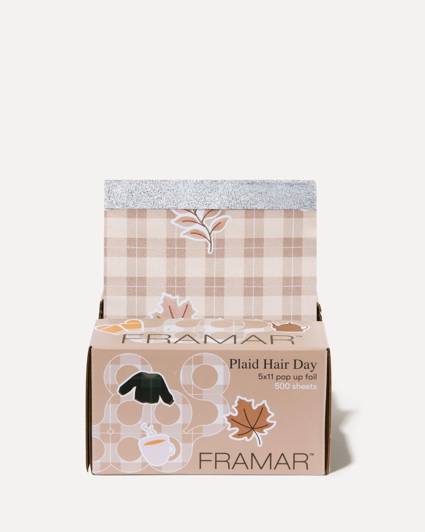 Framar Plaid Hair Foils For Highlighting - Pop Up Hair Foil For Hair Highlighting, Highlight Foils For Hair, Aluminum Foil Sheets, Salon Foils For Hair Stylist, Non Slip 500 Pop Up Foil Sheets