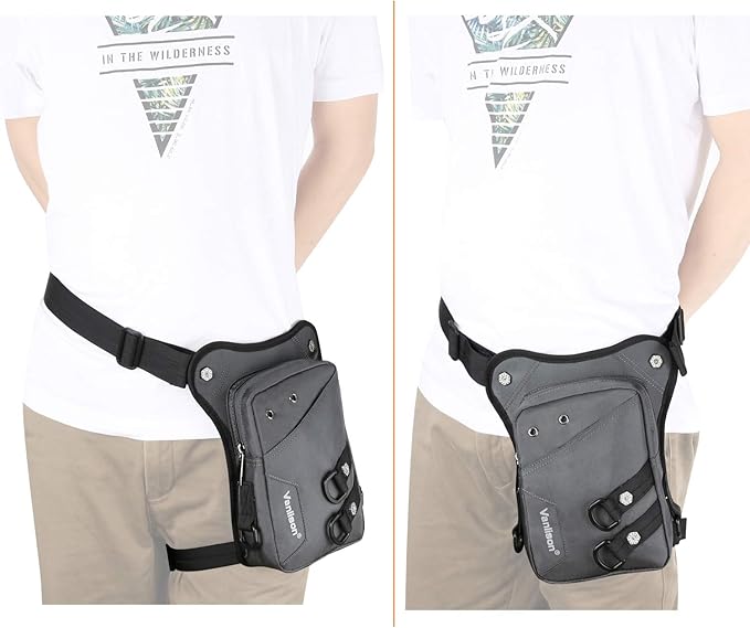 Waterproof Airsoft Tactical Drop Leg Pouch Bag Panel Motorcycle Bag