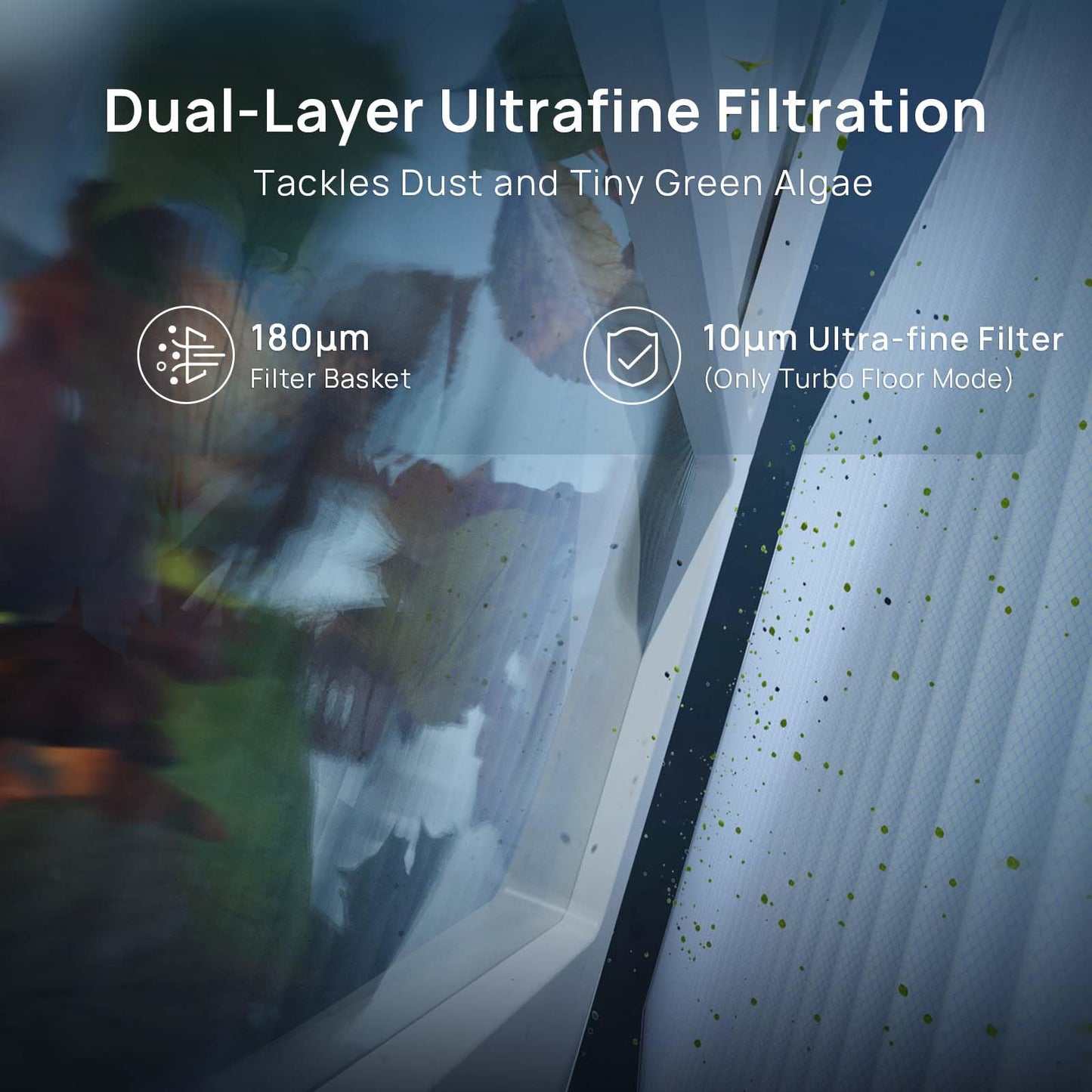 (2025 New) WYBOT C2 Vision Robotic Pool Vacuum with AI Camera, Ultra-Fine Filtration Pool Cleaners for Above&Inground Pools, Comprehensive 8 Mode, Wall Climbing, Smart Navigation, Gray