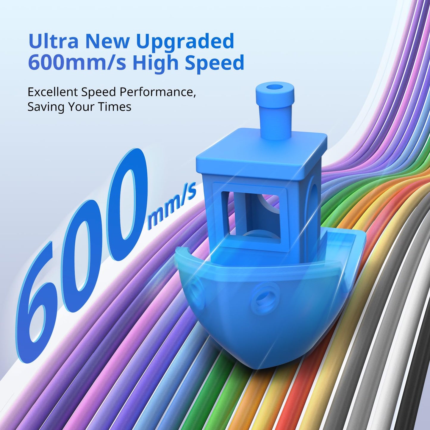 Anycubic Kobra 3 3D Printer Only, Max 600mm/s Print Speed Full-auto Calibration Details Better, Multi-Color 3D Printing Need with Additional Anycubic ACE Pro, Explore Endless Fun 9.8"x9.8"x10.2"