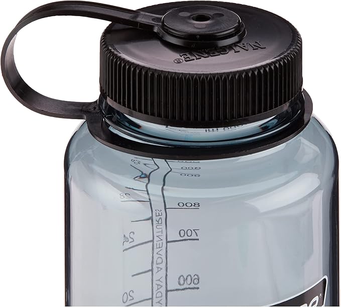 Nalgene Sustain Tritan BPA-Free Water Bottle Made with Material Derived from 50% Plastic Waste, 32 OZ, Wide Mouth