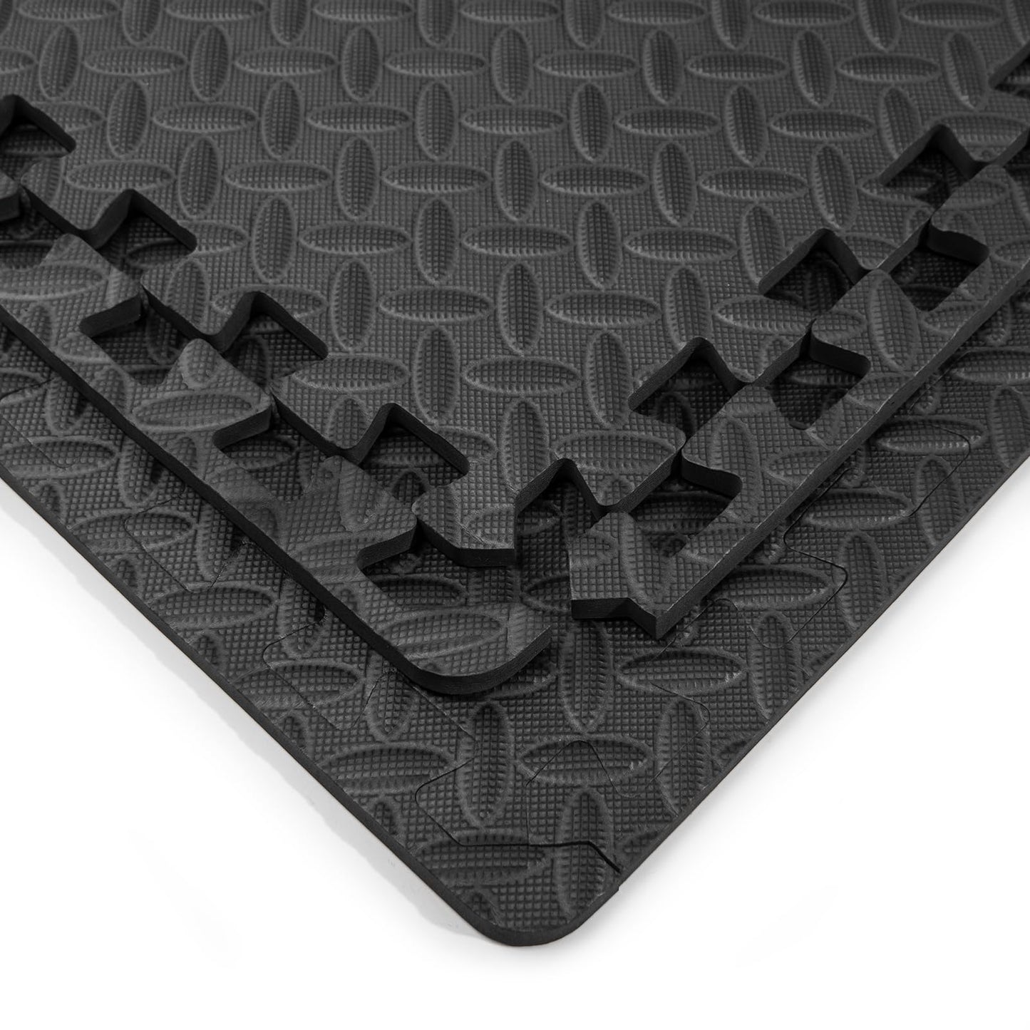 Art3d 24 Sq.Ft Eva Puzzle Exercise Mats, 1/2" Thick Foam Interlocking Tiles for Gyms, Flooring, Workout, Gym Equipments, Pack of 6