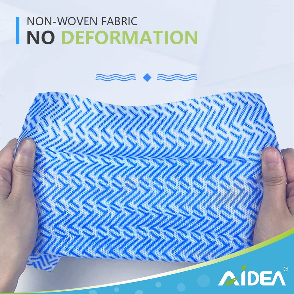 AIDEA Cleaning Wipes, Multi-Purpose Towel and Reusable Cleaning Cloths 80Ct(1 Pack), Domestic Wipes for Kitchen and Office (12''x24'')