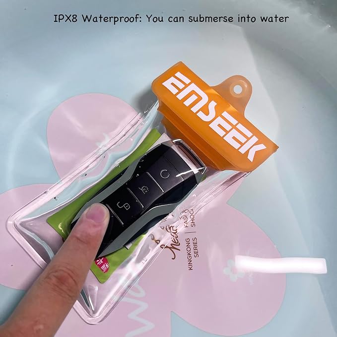 Waterproof Car Key Fob Case Swim Dry Key Shell Bag Surf Wallet Waterproof Holder Pouch for Key ID Credit Card