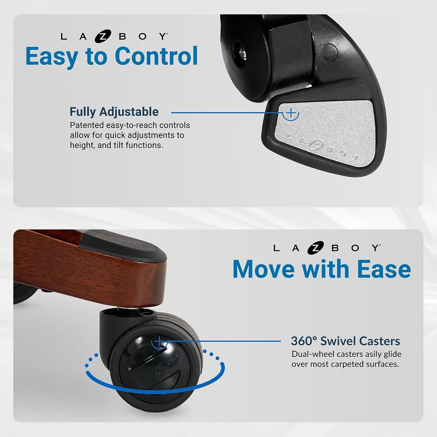 La-Z-Boy 1104593 Bradley Bonded Leather Executive Chair