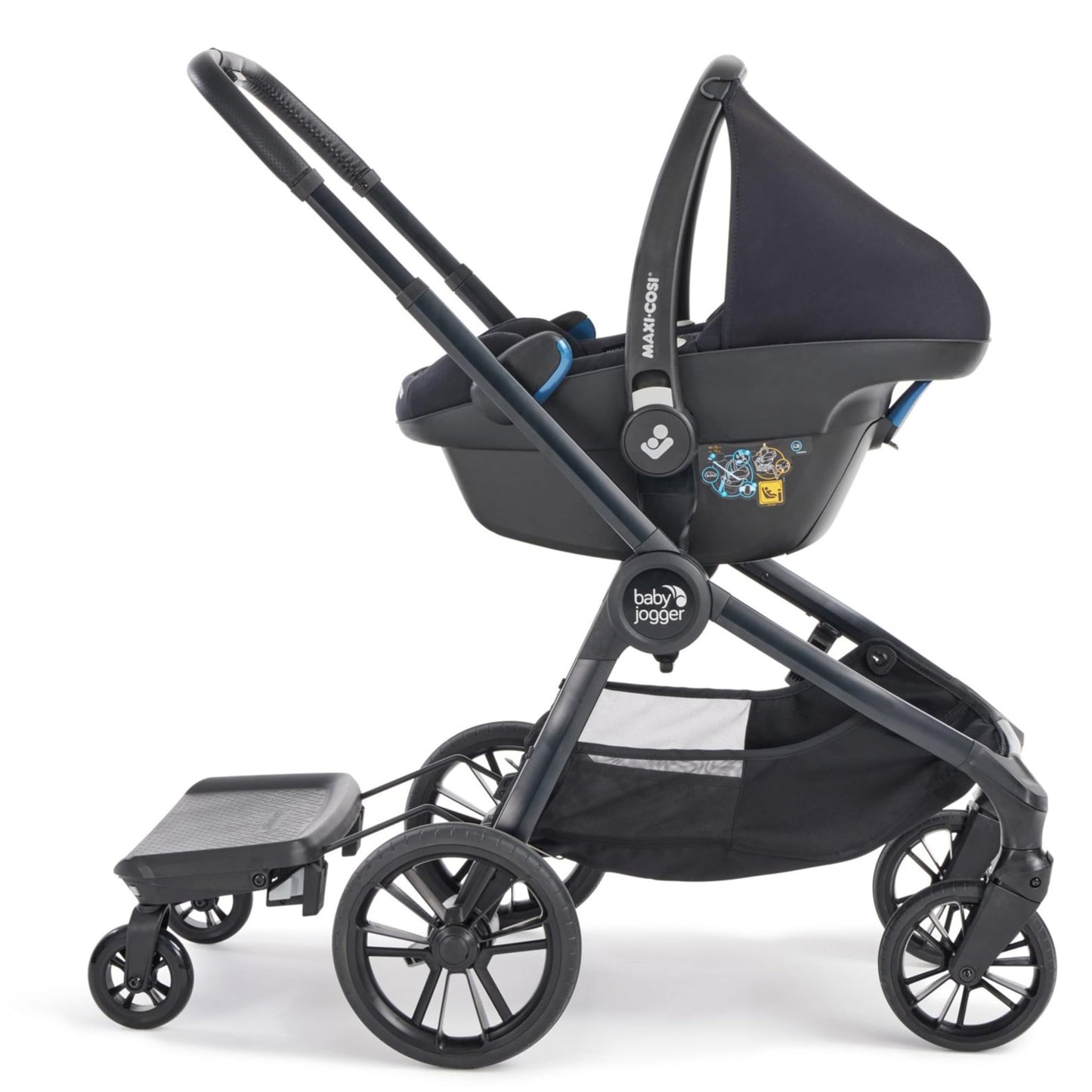 Baby Jogger Glider Board for City Mini 2 City Mini 2 Double GT2 GT2 Double Select and Select LUX Strollers Black