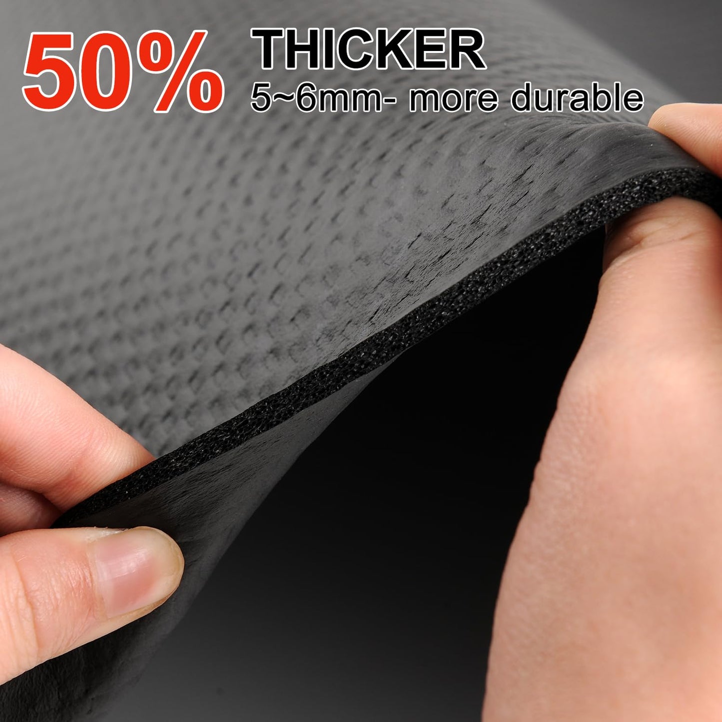 Treadmill Walking Pad Mat for Carpet Floors,23.6x60 Foldable Treadmill Mat for Hardwood Floors, Non-Slip Exercise Equipment Mat for Under Exercise Bike,Walking Pad & Elliptical,Noise Shock Absorption