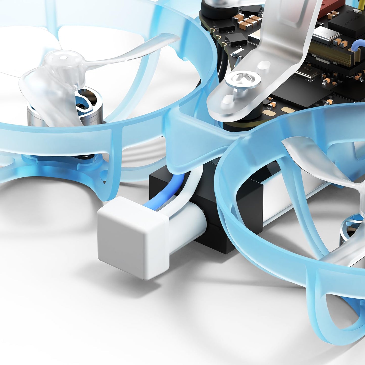 BETAFPV Air65 Brushless Whoop Quadcopter, 1S Ultralight 65mm Micro Whoop Drone with C03 FPV Camera, 0702SE Ⅱ 27000KV Motors, G473 5IN1 Air Brushless FC ELRS Receiver for Indoor Outdoor FPV Racing