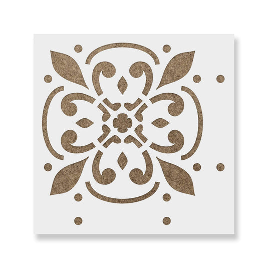 Icarus Tile Stencil - Kitchen Backsplash, Furniture Stencils, Peel and Stick Tile, Floor Stencil, Home Improvement