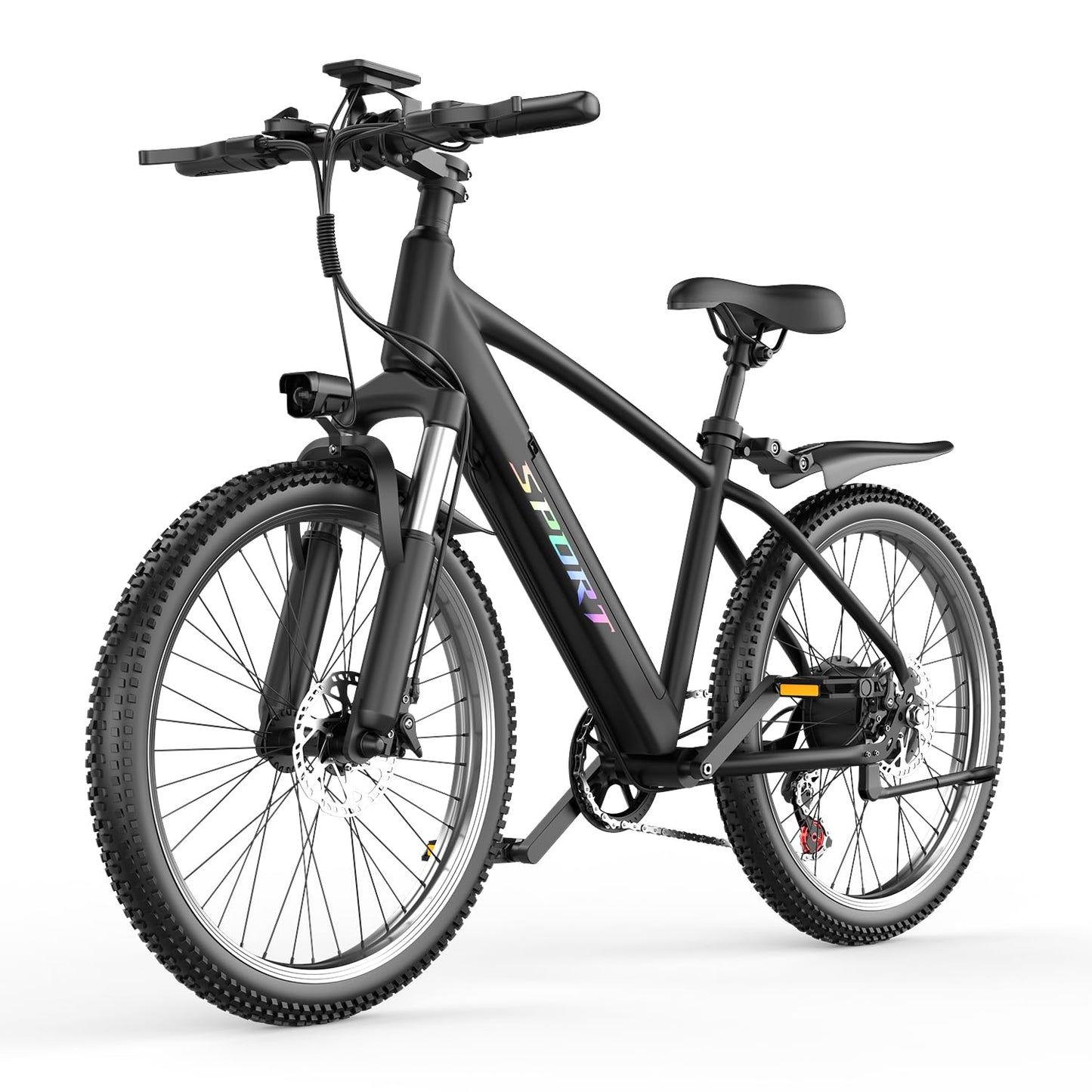 Pikabike Electric Bike for Adults, 1500W Peak Motor Ebike, Max 65Miles 28MPH, 26" Electric Mountain Bike, 480Wh Removable Battery EBike, 7-Speed & Front Suspension, Electric Bicycle for Commute