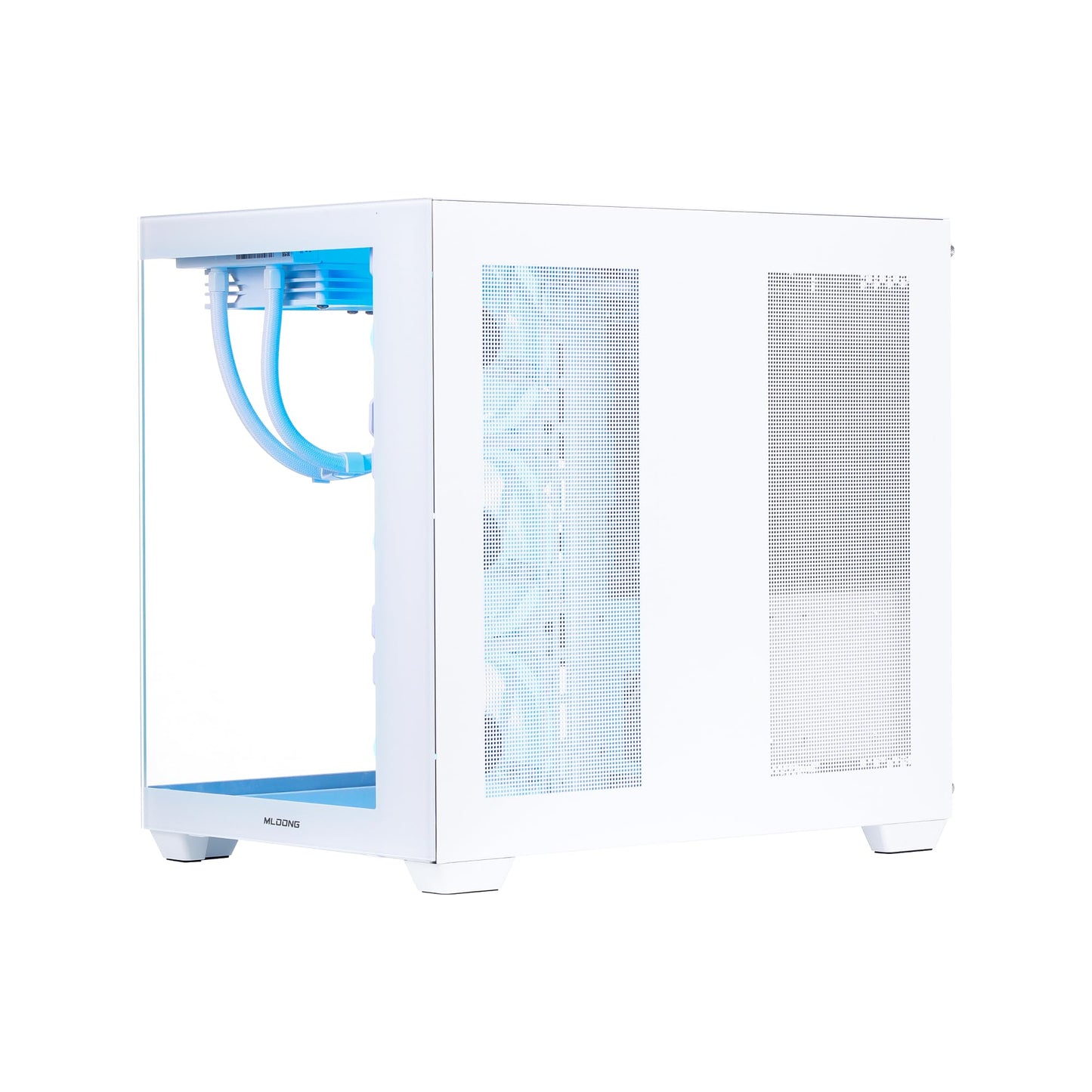 MLOONG X-Dragon Gaming PC Desktop, AMD Ryzen 7 7700 8 core 3.8GHz(up to 5.3GHz), GeForce RTX 5060Ti 8GB, 32GB DDR5 RAM 6000MHz, 1TB NVME SSD, 600W PSU, Windows 11 Home, WiFi, White