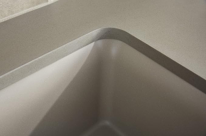 KOHLER K-8206-CM3 Cairn Sink, 33 in, Matte Taupe