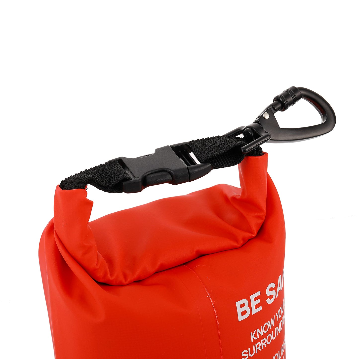 Breakwater Supply™ Waterproof Survival First Aid Kit, 101 Piece AFAK Emergency Supplies in Dry Bag, IFAK Trauma Kit Bug Out Bag for Camping, Hiking, Boating, Fishing, Hunting with Splint (Red)