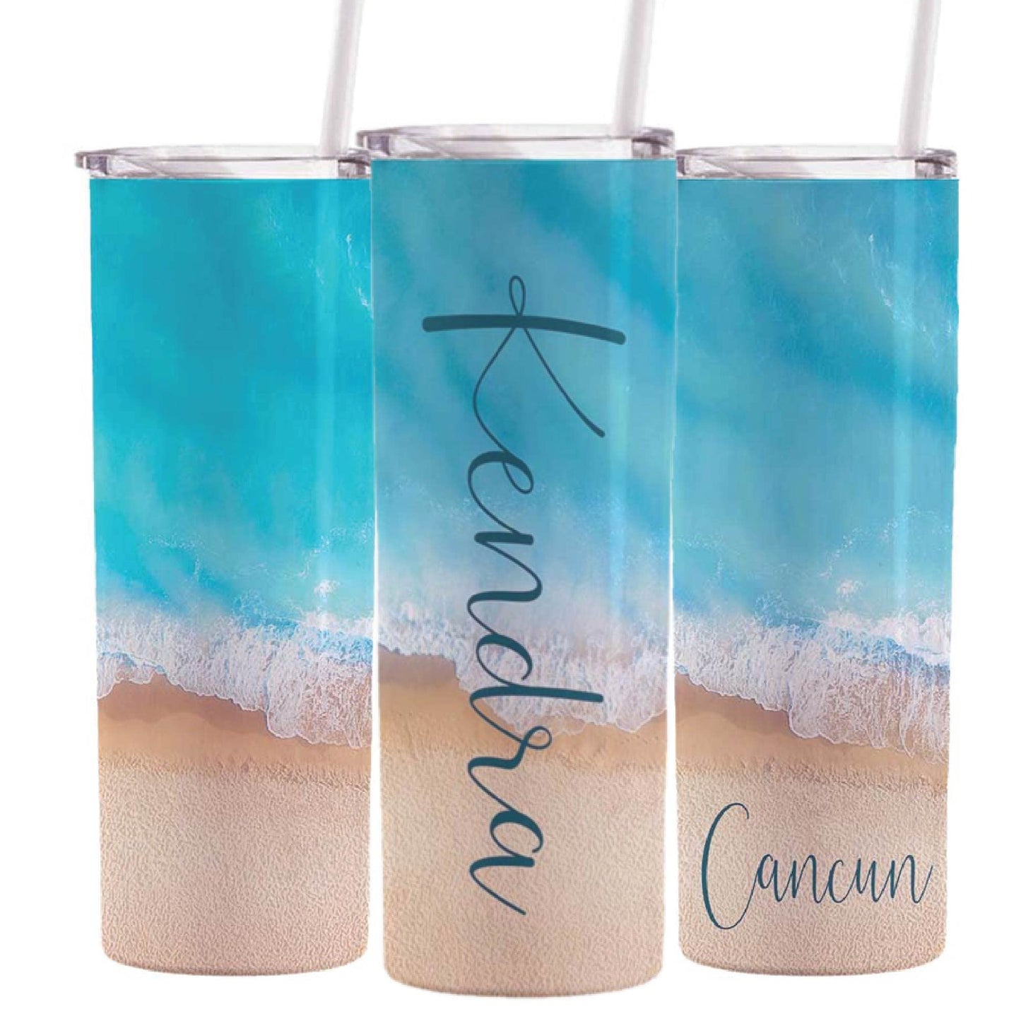 AVITO Personalized Girls Trip Tumbler, 20 oz Skinny Tumbler, Cheaper Than Therapy, Weekend Gift, Girls Trip Tumbler, Getaway, Vacation and Weekend Cheaper than Therapy