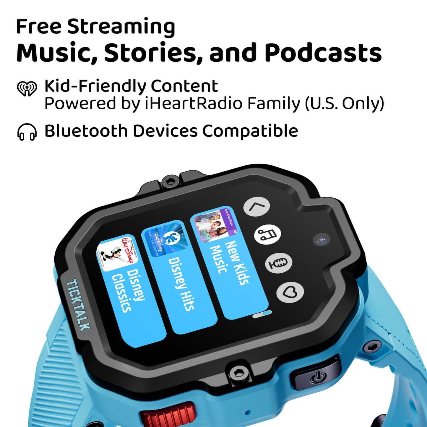 TickTalk5 - Kids Smart Watch with GPS Tracker, Video Calling, SOS, & Parental Controls | Smartwatch with Free Music, Texting, Kid Phone Call and Text, Boys & Girls - 4G Smart Watch for Kids 3-12