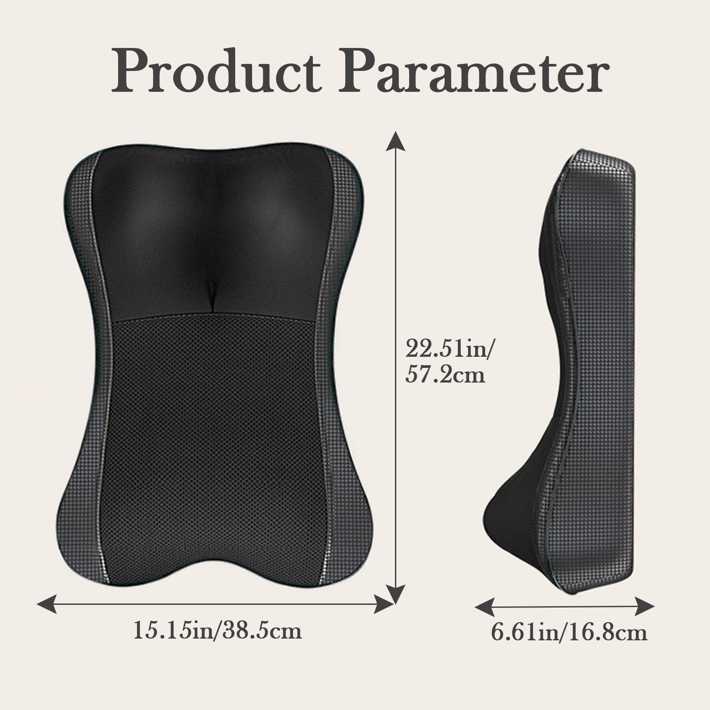 Back Massager with Heat, Shiatsu Neck and Back Massager for Pain Relief Deep Tissue, 3D Deep Kneading Cushion Massage for Neck Shoulder Legs, Suitable for Office and Home, Gifts for Men Women