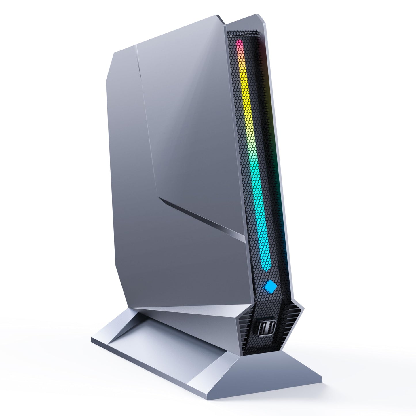TOPGRO T1-Pro Mini Gaming PC Core i7-13700H/RTX4060 8G GDDR6,Mini Gaming Computer 32GB RAM DDR5-5200,1TB PCIe4.0 SSD,Adjustable RGB Light,WiFi6E/BT5.3/2.5G LAN/USB-C 4K@60Hz Win11 Pro Desktop PC