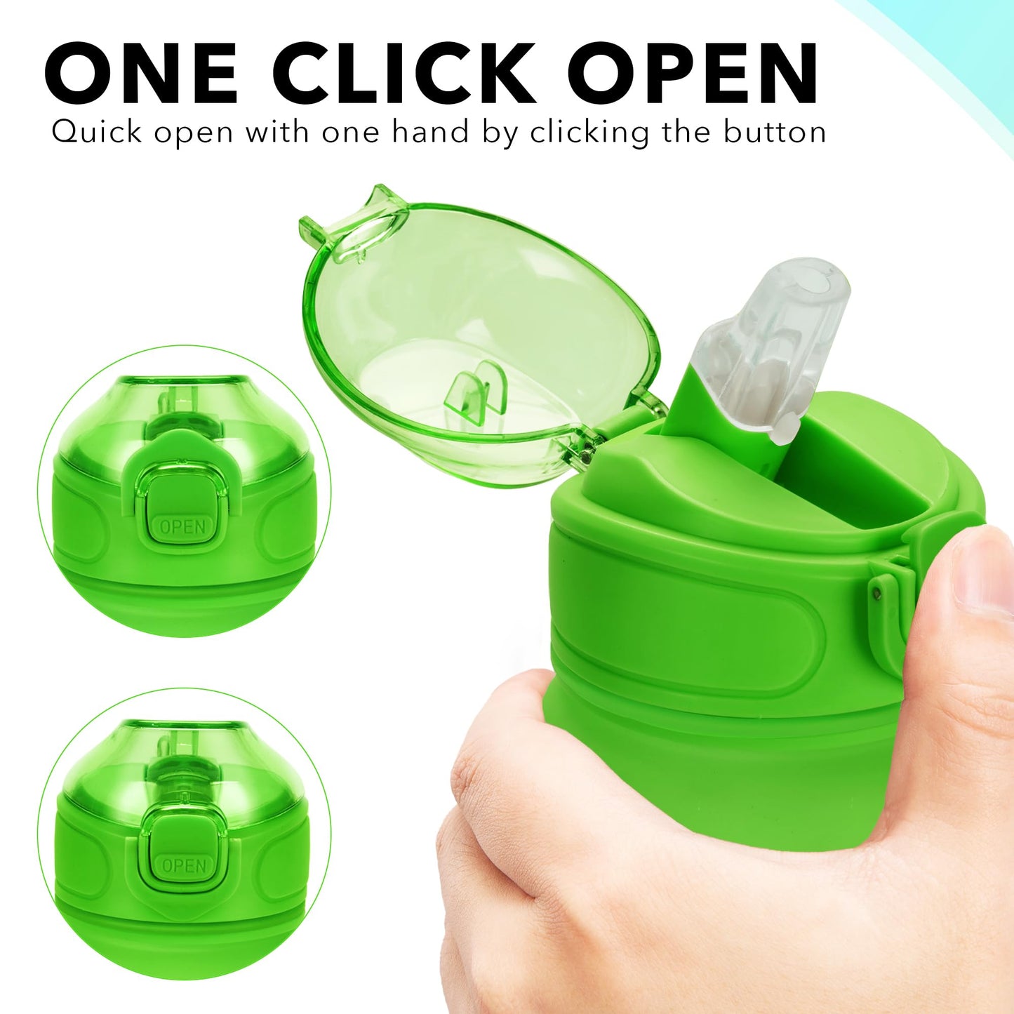 Enerbone 32 oz Drinking Water Bottle with Times to Drink and Straw, Motivational with Carrying Strap, Leakproof BPA & Toxic Free, Ensure You Drink Enough Water for Fitness Gym Outdoor