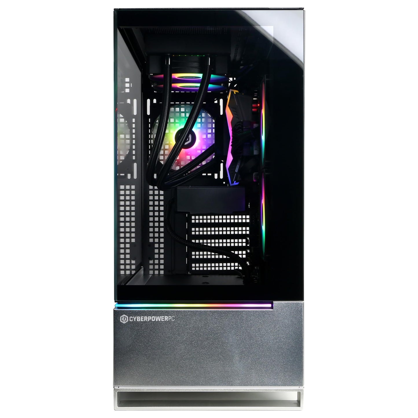 CyberPowerPC Gamer Supreme Gaming PC, AMD Ryzen 7 8700F 4.1GHz, GeForce RTX 5070 12GB, 32GB DDR5, 2TB PCIe 4.0 SSD, WiFi Ready & Windows 11 Home (SLCAI9400A3)