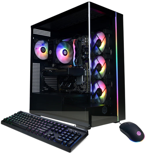 CyberPowerPC Gamer Master Gaming PC, AMD Ryzen 7 8700F 4.1GHz, GeForce RTX 5060 Ti 8GB, 16GB DDR5, 1TB PCIe 4.0 SSD, WiFi Ready & Windows 11 Home (GMA2900A2)