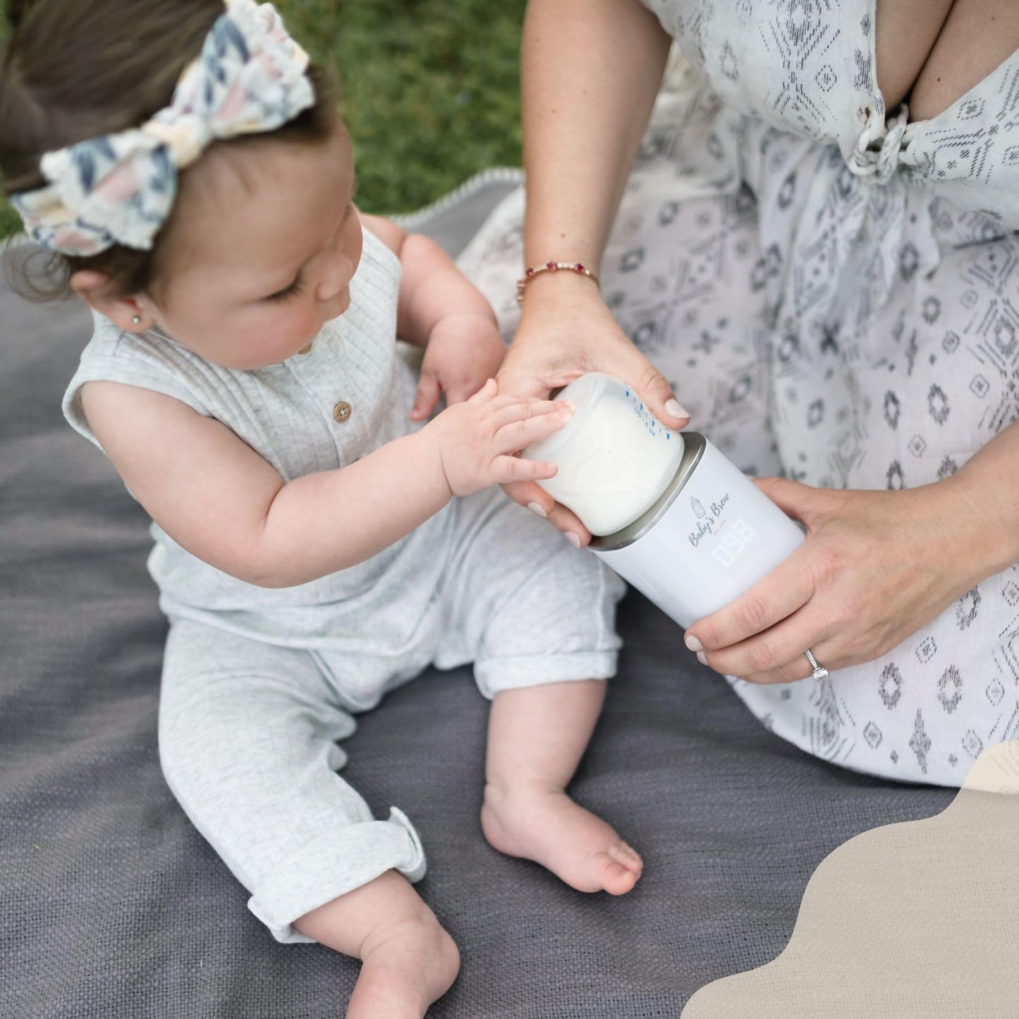 Baby’s Brew 3.0 Portable Bottle Warmer Adapter Set, Breastmilk, Formula & Water Warmer, Smart Sensor Technology, Leak-Proof, Travel-Friendly, BPA-Free, | Single Warmer with 4 Adapters