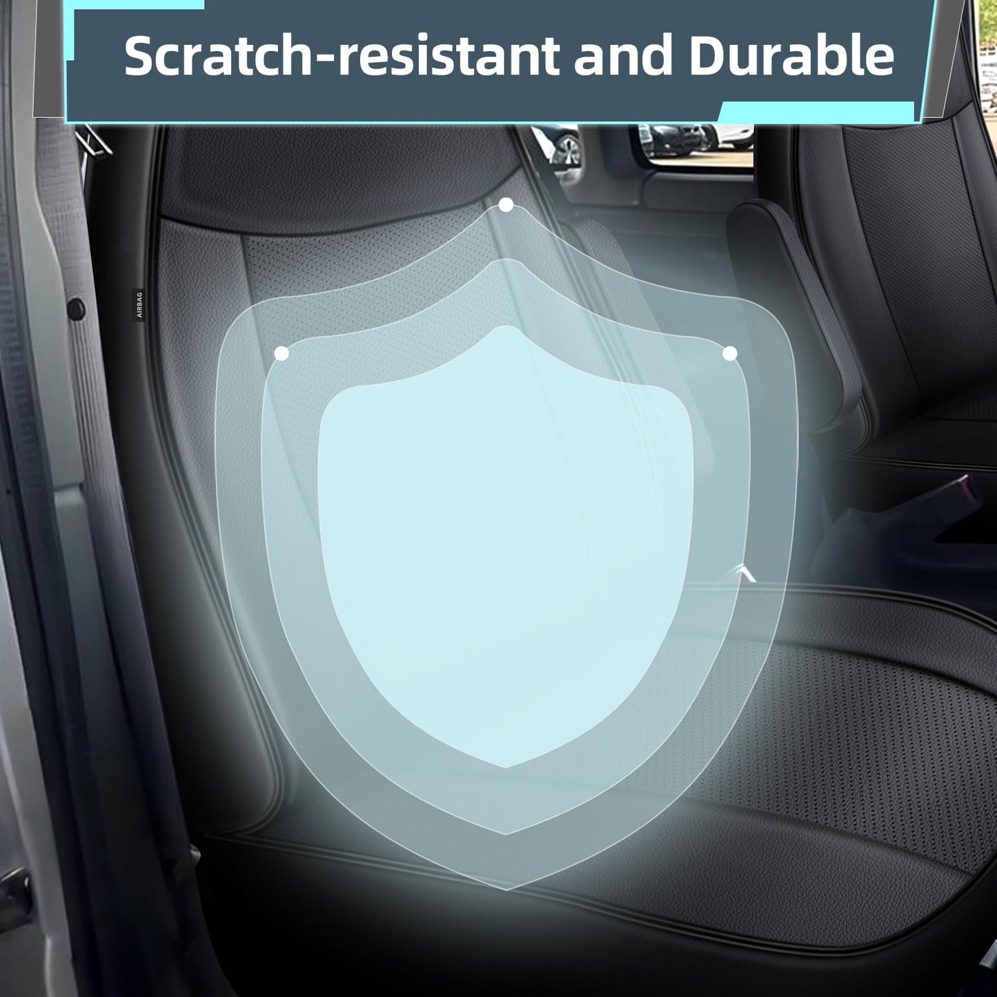AOMSAZTO Car Seat Covers for Chevy Express Van seat Covers Accessories 2010-2025 Artificial Leather, Waterproof, Wear-Resistant