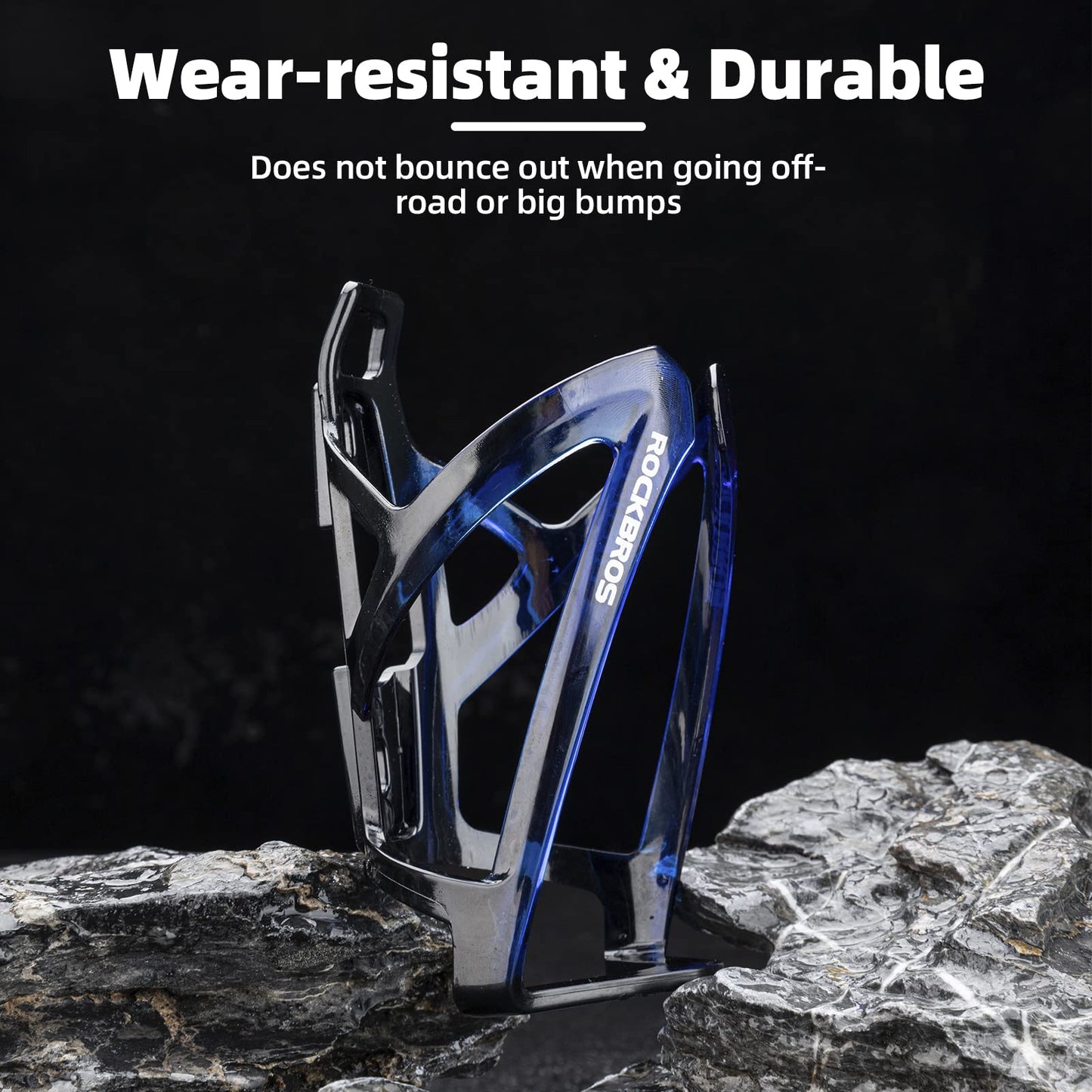 ROCKBROS Bike Water Bottle Holder Ultra-Light Bicycle Bottle Cages with Screws Tool, Universal Bike Cup Holder Rack for Road MTB Bikes…